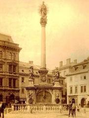 Pillar of the Plague in Brno, Czech Republic