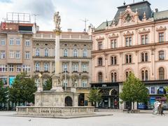 Plague Pillar in Brno, Czech Republic