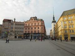 Brno city center view