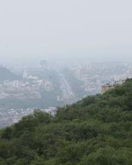 Popular buildings in Jaipur viewed from Nahargarh Fort