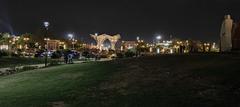 night view of City Park in Jaipur with illuminated pathways and greenery