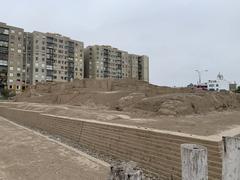 Huaca Huantinamarca archaeological site in Peru