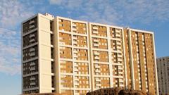 Highrise apartment building in San Miguel, Lima, Peru