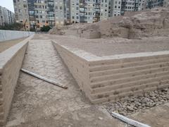 Principal access of the Huaca Huantinamarca pyramid