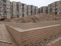 Huaca Huantinamarca archaeological site main entrance and different levels