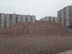 Huaca Huantinamarca archaeological site in Peru