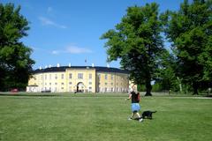 Frederiksberg Castle seen from Søndermarken in Copenhagen