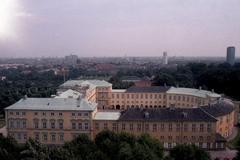 Frederiksberg Castle in Copenhagen viewed from above