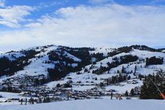 Panoramic view of Gstaad, Schönried, and Saanenmöser