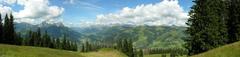 Hornberg Saanen scenic view with alpine landscape