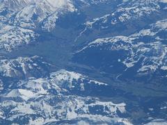 Aerial view of Saanen Gstaad Airport