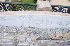 Azulejos in Miradouro São Pedro de Alcântara, Lisbon