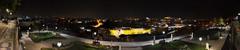 Night panorama of central Lisbon from Jardim de São Pedro de Alcântara