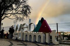 Web Summit branding at São Pedro Alcântara in Lisbon 2019