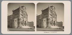 Exterior of the Cathedral of Monaco, early 1900s