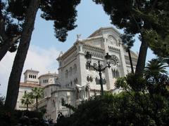 Monaco Cathedral exterior view