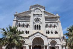 Cathedral of Our Lady Immaculate in Monaco front view