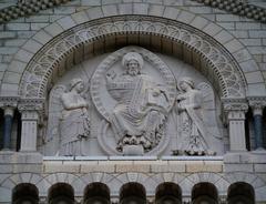 gable of the Cathedral of Our Lady of the Immaculate Conception in Monaco