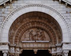 Portal of the Cathedral of Our Lady of the Immaculate Conception in Monaco