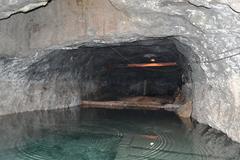 Lake inside Seegrotte cave