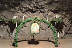 A shrine inside Seegrotte