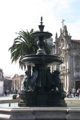 Praça de Gomes Teixeira in Oporto, Portugal