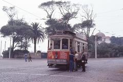 Vintage tram in Porto, 1978