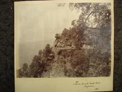 Back road in Mussoorie in 1887