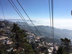 picturesque drive down from Mussoorie