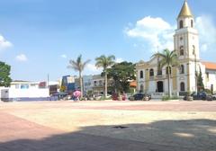 View of Matriz Square in downtown Cotia