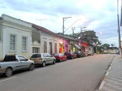 Street in downtown Cotia, SP, Brazil