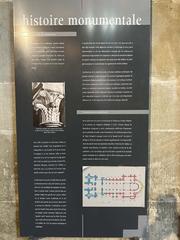 Cathédrale de Lausanne history plaque