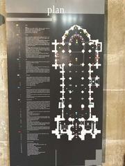 Cathédrale de Lausanne plaque plan