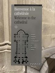 interior view of Lausanne Cathedral