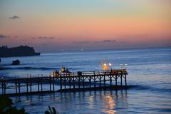 pier at AYANA Resort for private romantic dinner