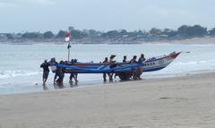 Fishing boat on Jimbaran Beach