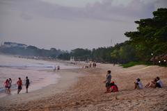 Jimbaran Bay at dusk