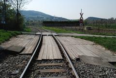 Kaltenleutgebener Bahn bridge over the 1st Vienna High Spring Water Pipeline near Perchtoldsdorf