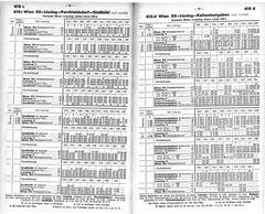 Fahrpläne des Busdienstes der Österreichischen Bundesbahnen 1956/57