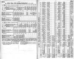 Fahrpläne des Busdienstes der Österreichischen Bundesbahnen 1961/62