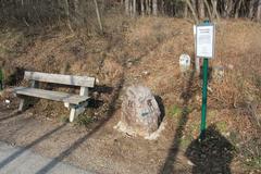 Boundary stone between Gießhübl, Hinterbrühl, and Kaltenleutgeben