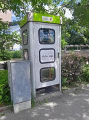 Public book booth on Brunnergasse in Perchtoldsdorf