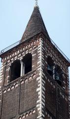 Bell tower of Basilica of Sant'Eustorgio in Milan