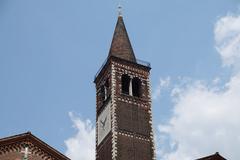 Bell tower of Basilica of Sant'Eustorgio in Milan