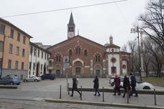 art history students on a study trip with doc. Ivan Foletti in Milan