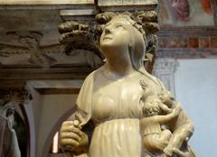 Detail of the tomb of St. Peter Martyr in the Basilica of Sant'Eustorgio, Milan