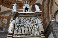 Detail of the tomb of St. Peter Martyr in the Portinari Chapel, Basilica of Sant'Eustorgio, Milan