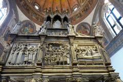 Detail of the Tomb of St. Peter Martyr in the Basilica of Sant'Eustorgio, Milan