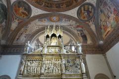 Detail of the tomb of St. Peter Martyr in Portinari Chapel of Basilica of Sant'Eustorgio, Milan