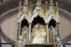 Detail of the tomb of St. Peter Martyr in the Basilica of Sant'Eustorgio, Milan